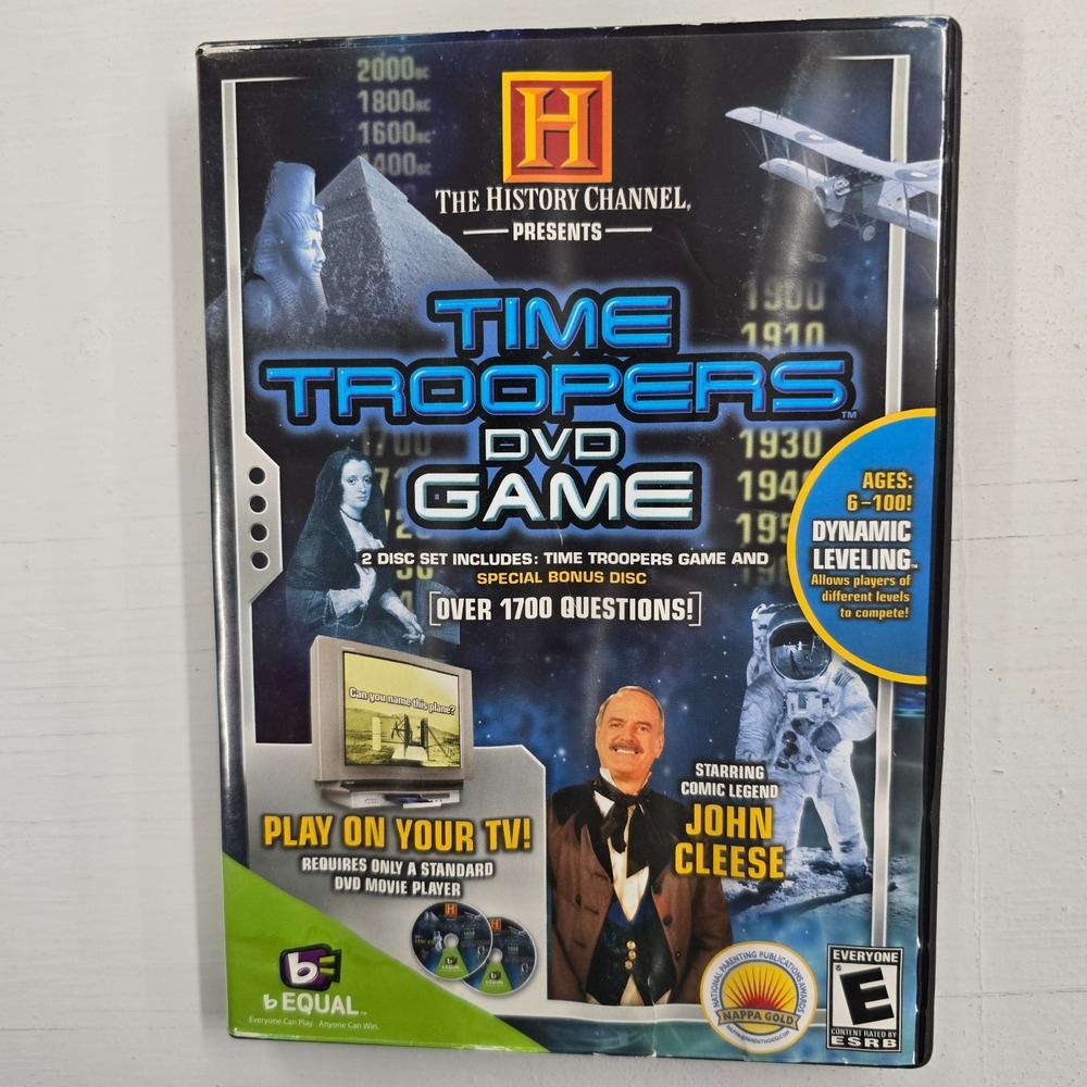 The History Channel Presents Time Troopers (2004) A&E DVD Game